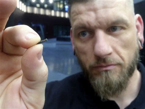 man gets rfid chip implant|Thousands Of Swedes Are Inserting Microchips Under Their Skin.